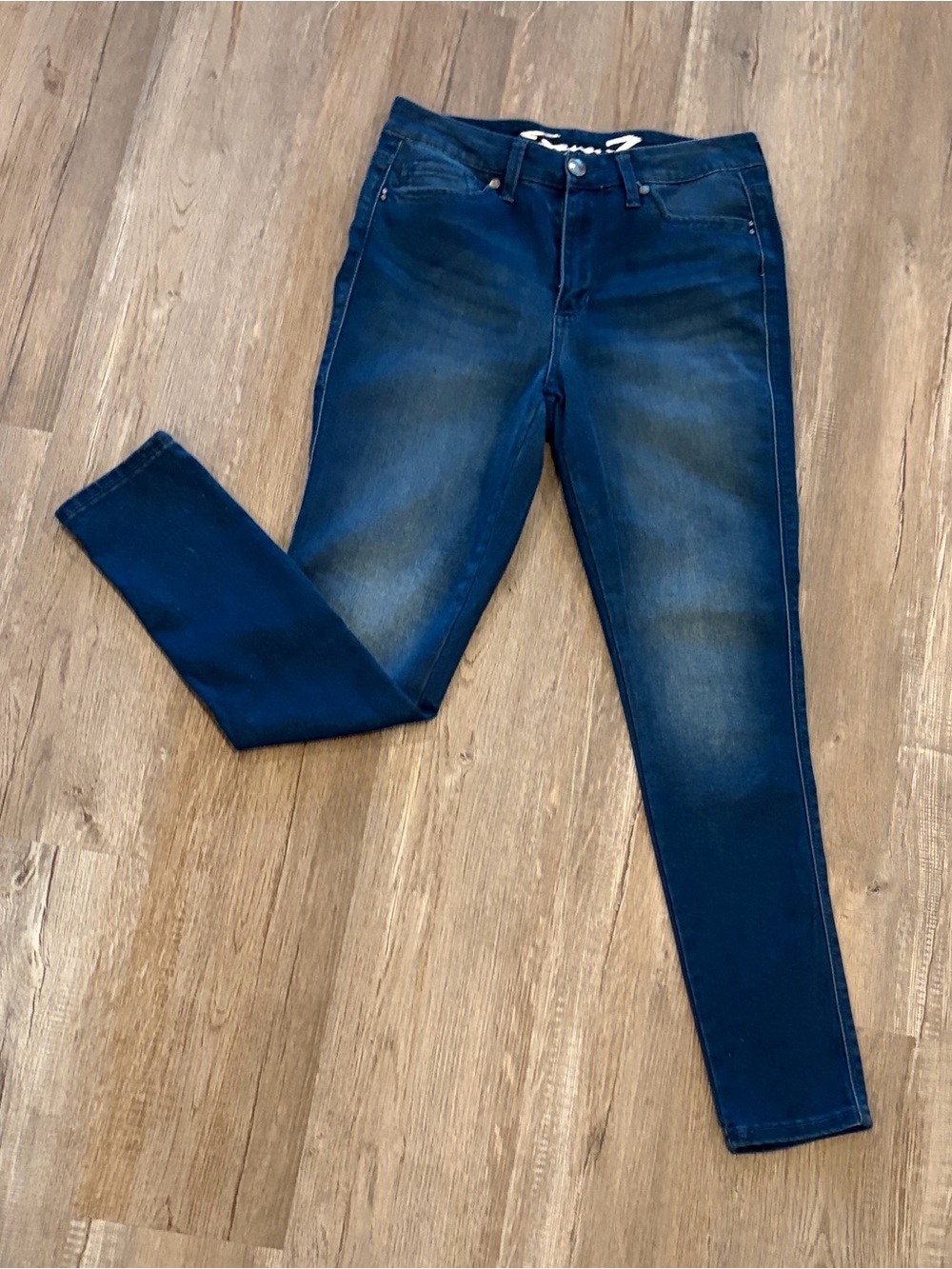 Seven7 Indigo Blue Skinny Jeans